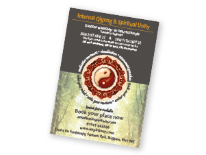 Print ready A5 Internal Qigong Flyer